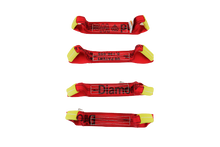 Load image into Gallery viewer, 8 Point Kit 14' DIAMOND WEAVE flatbed/rollback car tie-down w/twisted snap hook