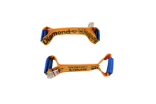 Load image into Gallery viewer, 2 Pack DIAMOND WEAVE Dog Bones for Rollback/Flatbed Wrecker Straps