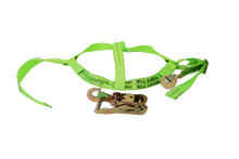 Load image into Gallery viewer, Hi Viz Green Diamond Weave Tire Bonnet with Snap Hook Ratchets | Pack of 4