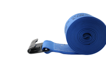 Load image into Gallery viewer, 4" x 30' Diamond Weave Winch Straps with Flat Hook | Pack of 8