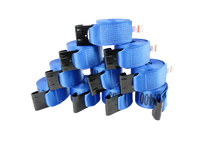 Load image into Gallery viewer, 4" x 30' Winch Straps with Flat Hook (10 PACK)