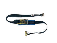Load image into Gallery viewer, 2" x 13' Quick Release Ratchet Strap- w/ O-Ring E-Track Fitting