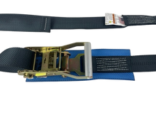 Load image into Gallery viewer, 2" x 13' Quick Release Ratchet Strap- w/ O-Ring E-Track Fitting