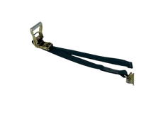 Load image into Gallery viewer, 2" x 13' Quick Release Ratchet Strap- w/ O-Ring E-Track Fitting