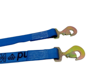 Load image into Gallery viewer, 2" x 13' Heavy Duty Ratchet Strap w/ Flat Snap Hooks