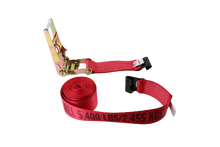 Load image into Gallery viewer, 4" x 30' Ratchet Assembly with Flat Hook