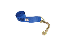 Load image into Gallery viewer, 4" x 30' Winch Strap with Chain End