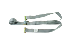 Load image into Gallery viewer, 2" x 16' Grey Interior Van Strap Cam Buckle Assembly with E-Track Fitting | Pack of 12