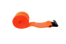 Load image into Gallery viewer, 4" x 30' Diamond Weave Winch Strap with Flat Hook (single)