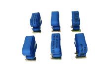 Load image into Gallery viewer, 2" x 20' Blue Interior Van Strap Cam Buckle Assembly with E-Track Fitting | Pack of 6
