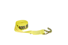 Load image into Gallery viewer, 2 Pack Professional Grade 3" x 30' Ratchet Straps with Wire Hook - 5400lb WLL