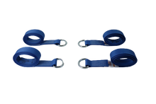 Load image into Gallery viewer, 2" x 8' Diamond Weave Lasso Wheel Lift Strap With D Ring (4 Pack)