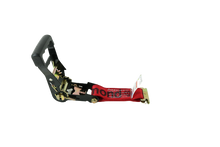 Load image into Gallery viewer, 2" x 11' DIAMOND WEAVE 3 POINT HD Ratchet Wheel Strap With 2' Low Profile Grip Sleeve (E-Track)