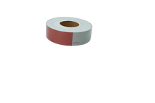 Load image into Gallery viewer, 2" x 150' Conspicuity DOT Tape 6" Red/6" White