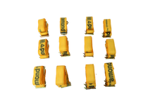 Load image into Gallery viewer, 2" x 12' Yellow Interior Van Strap Cam Buckle Assembly with E-Track Fitting | Pack of 12