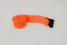 Load image into Gallery viewer, 4" x 50' Diamond Weave Winch Strap with Flat Hook (single)