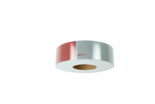 Load image into Gallery viewer, 2" x 150' Conspicuity DOT Tape 6" Red/6" White