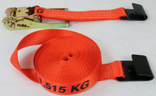 Load image into Gallery viewer, 2" x 30' Ratchet Assembly with Flat Hook | Orange