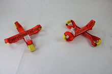 Load image into Gallery viewer, 8 Point Kit Orange flatbed/rollback 18' car tie-down w/twisted snap hook