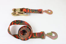 Load image into Gallery viewer, 2" x10' Camo Ratchet Assembly with Flat Snap Hook | USA