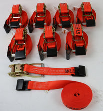 Load image into Gallery viewer, Orange 2" x 30' Ratchet Assembly with Flat Hook | Pack of 8