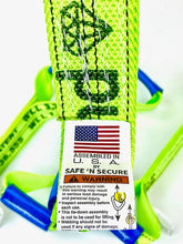 Load image into Gallery viewer, 8 Point Heavy Duty 14' Diamond Weave Strap Kit for Rollback/Flatbed Tie Downs with 12" Chain Tails