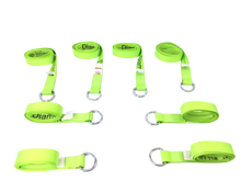 Load image into Gallery viewer, 2" x 8' Diamond Weave Lasso Wheel Lift Strap With D Ring (8 PACK)