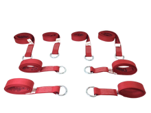 Load image into Gallery viewer, 2" x 8' Diamond Weave Lasso Wheel Lift Strap With D Ring (8 PACK)