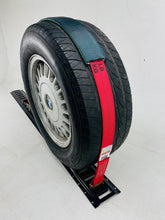 Load image into Gallery viewer, 2" x 11' DIAMOND WEAVE 3 POINT HD Ratchet Wheel Strap With 2' Low Profile Grip Sleeve (E-Track)