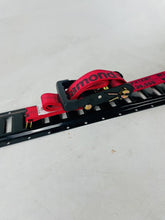 Load image into Gallery viewer, 2" x 11' DIAMOND WEAVE 3 POINT HD Ratchet Wheel Strap With 2' Low Profile Grip Sleeve (E-Track)