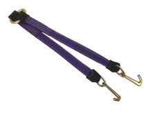 Load image into Gallery viewer, 2" x 36" V Strap Bridle Diamond Weave W/ Mini J