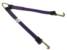 Load image into Gallery viewer, 2" x 36" V Strap Bridle Diamond Weave W/ Mini J