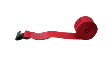 Load image into Gallery viewer, 4" x 30' Diamond Weave Winch Strap with Flat Hook (single)