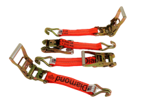 Load image into Gallery viewer, 16 Piece Car Tie Down Kit Rollback / Flatbed Car Tie-Down Diamond Weave