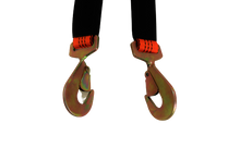 Load image into Gallery viewer, 56" Orange Tecnic V Strap Bridle With Twisted Snap Hook & Delta Rings