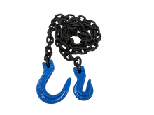 Load image into Gallery viewer, 1/2&quot; x 10&#39; Grade 100 Peerless Chain with Grab Hook and Foundry Hook
