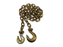 Load image into Gallery viewer, 1/2&quot; x 10&#39; G70 Chain Grab Hook and Safety Hook w/ No Latch
