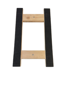 18" x 36" Oak H-Frame Dolly | 1000 lbs Capacity | 4" Non-Marking Wheels