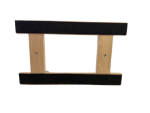 Load image into Gallery viewer, 18&quot; x 36&quot; Oak H-Frame Dolly | 1000 lbs Capacity | 4&quot; Non-Marking Wheels
