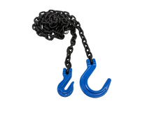 Load image into Gallery viewer, 3/8&quot; x 10&#39; G100 Chain With Grab Hook and Foundry Hook  (Single)
