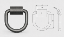 Load image into Gallery viewer, Forged 3/4" D-Ring - Weld On - 9000 lbs WLL
