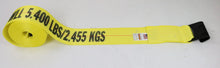Load image into Gallery viewer, 4&quot; x 60&#39; Winch Strap with Flat Hook
