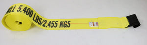 4" x 60' Winch Strap with Flat Hook