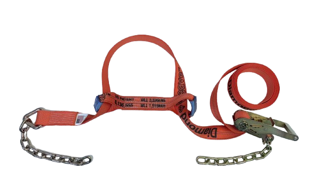 8 Point Kit Pumpkin Orange DIAMOND WEAVE flatbed/rollback 14' car tie ...