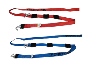 12 Feet Tecnic Replacement Wheel Strap with Rubber Cleats (Welded Swivel J)