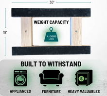 Load image into Gallery viewer, 18&quot; x 30&quot; Oak H-Frame Dolly | 1000 lbs Capacity

