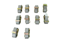Load image into Gallery viewer, 2&quot; x 16&#39; Grey Interior Van Strap Ratchet Assembly | Pack of 10 | E-Track Fitting
