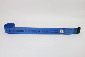 4" x 60' Diamond Weave Winch Strap with Flat Hook (single)