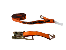 Load image into Gallery viewer, 2&quot; x 30&#39; Orange ETD Ratchet Strap with Wire Hook
