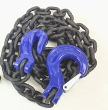 Load image into Gallery viewer, 1/2&quot; x 10&#39; Grab Hook and Safety Hook Grade 100 Chain (SINGLE)
